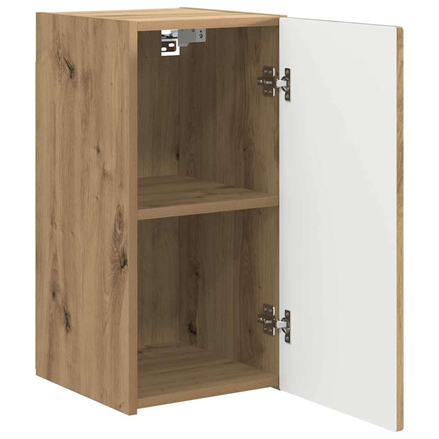 TV Wandkast 2 pcs Ambachtelijk eiken 30 x 31 x 60 cm