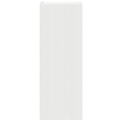 TV Wandkast Wandgemonteerd Wit 30 x 31 x 80 cm Bewerkt hout