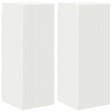 TV Wandkast 2 pcs Wit 30 x 31 x 80 cm Bewerkt hout