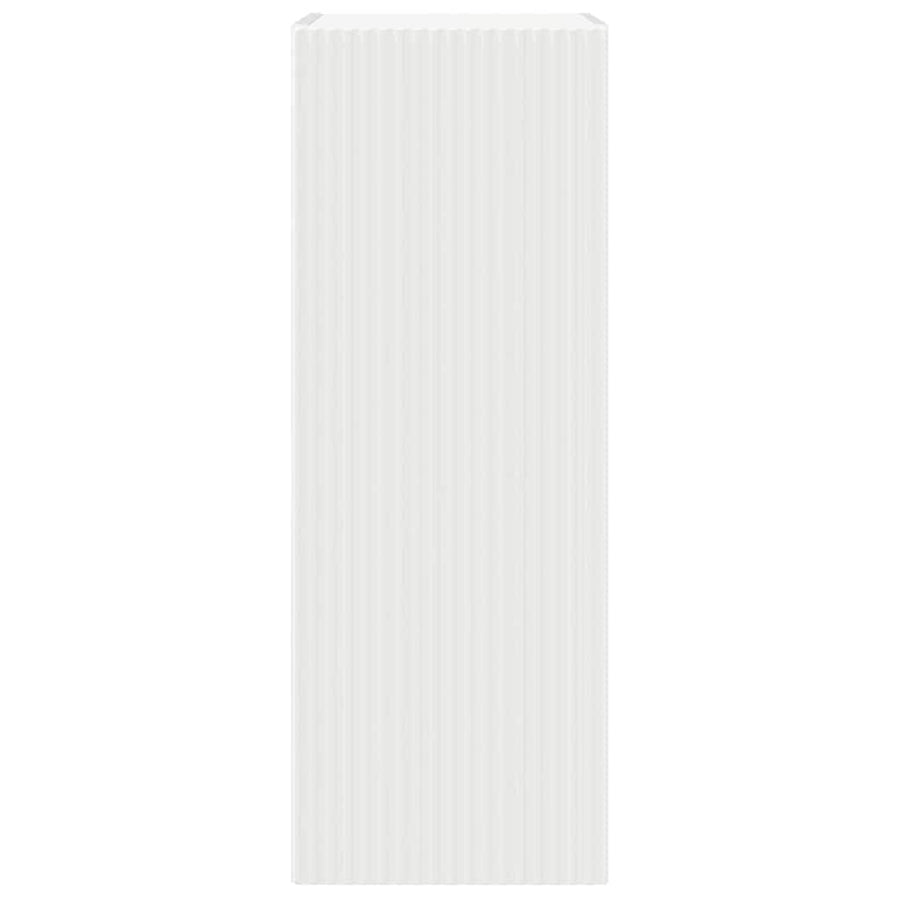 TV Wandkast 2 pcs Wit 30 x 31 x 80 cm Bewerkt hout