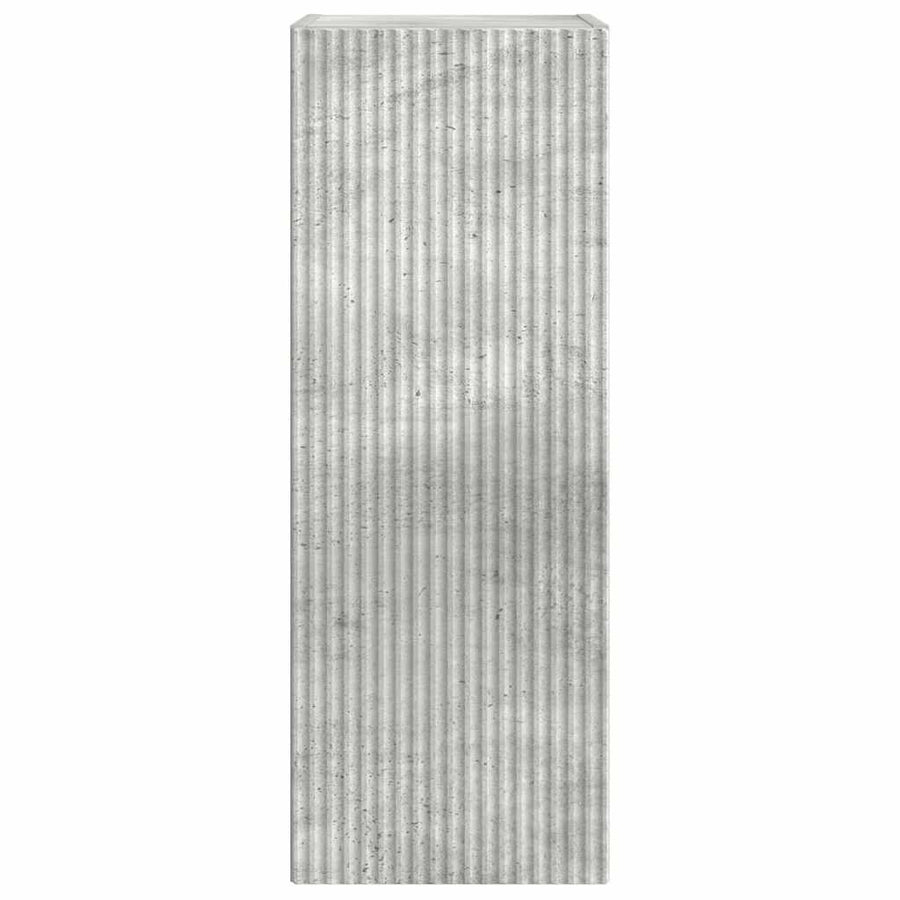 TV Wandkast 2 pcs Beton 30 x 31 x 80 cm Bewerkt hout