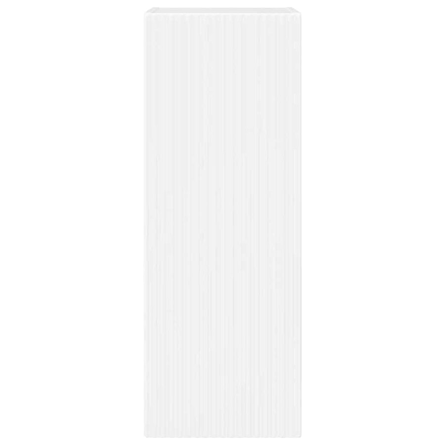 TV Wandkast 2 pcs Glanzend Wit 30 x 31 x 80 cm Bewerkt hout