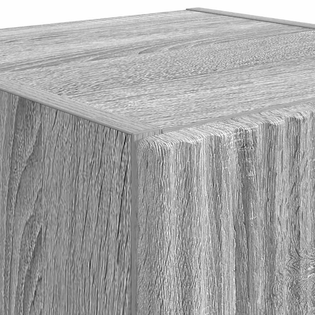 TV Wandkast Grijs Sonoma 30 x 31 x 80 cm Bewerkt hout