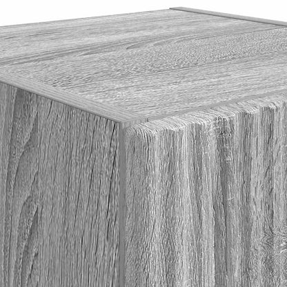 TV Wandkast Grijs Sonoma 30 x 31 x 80 cm Bewerkt hout