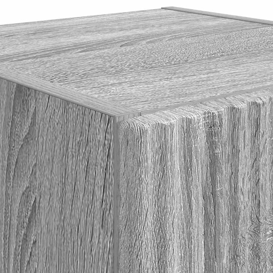 TV Wandkast Grijs Sonoma 30 x 31 x 80 cm Bewerkt hout