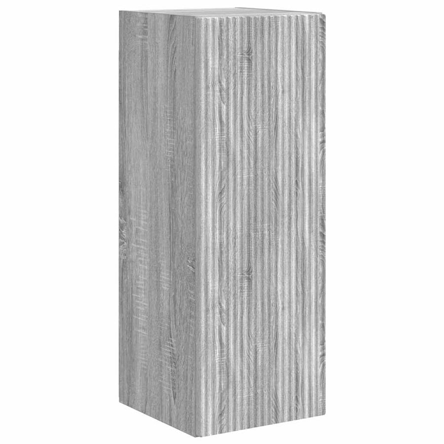 TV Wandkast Grijs Sonoma 30 x 31 x 80 cm Bewerkt hout