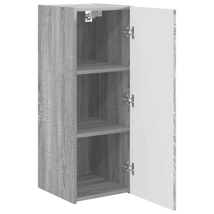 TV Wandkast Grijs Sonoma 30 x 31 x 80 cm Bewerkt hout