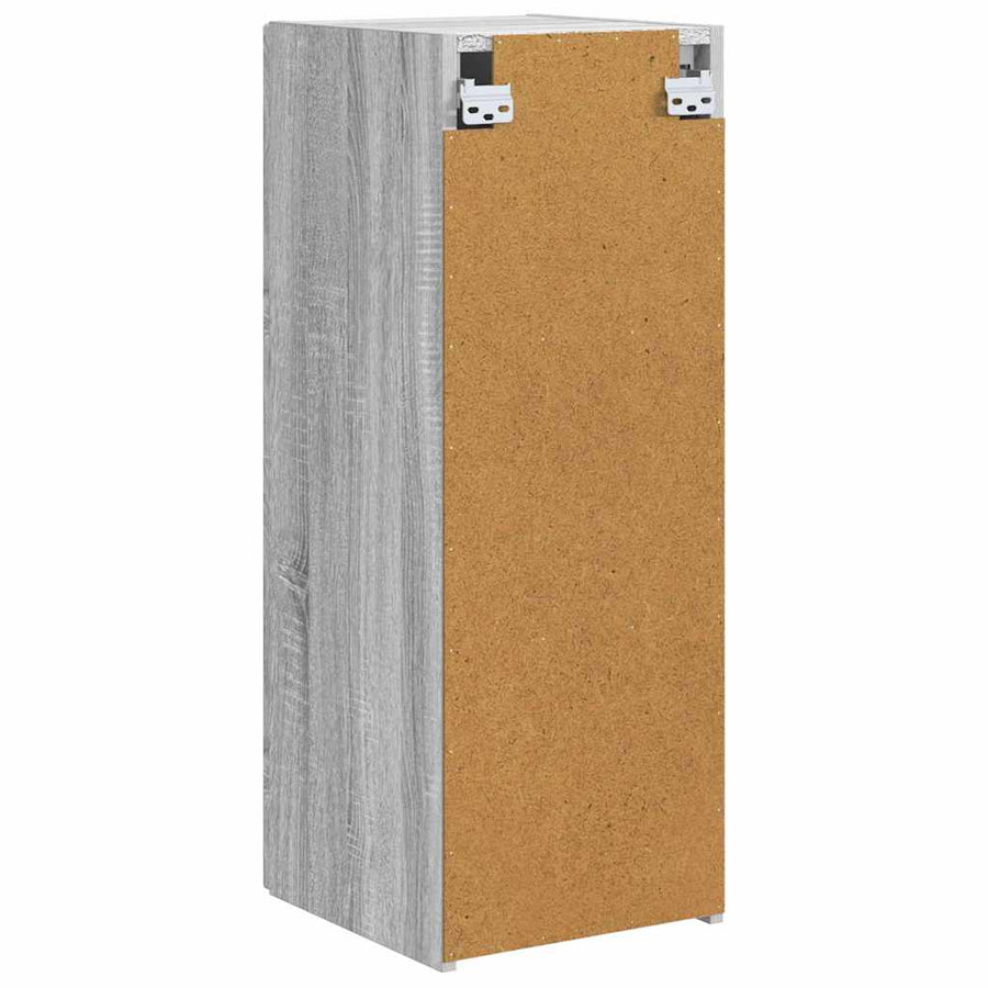 TV Wandkast Grijs Sonoma 30 x 31 x 80 cm Bewerkt hout