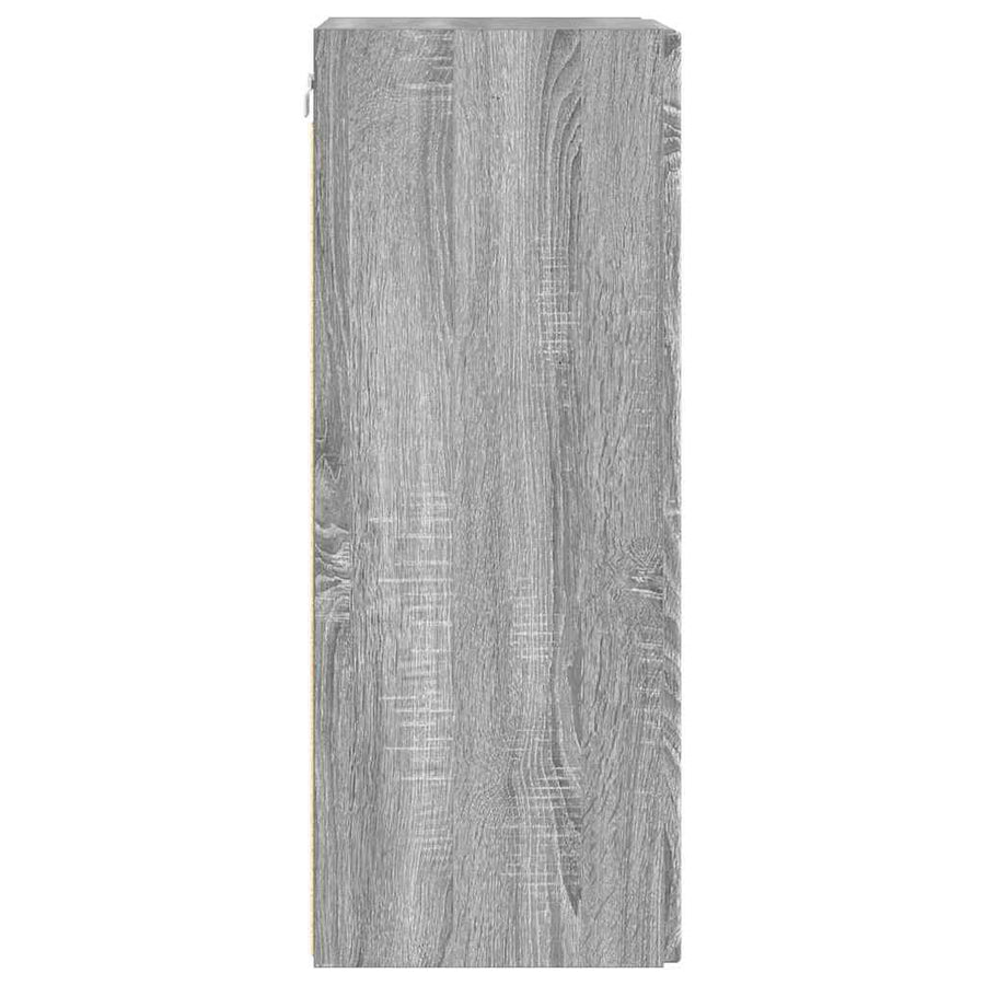 TV Wandkast Grijs Sonoma 30 x 31 x 80 cm Bewerkt hout