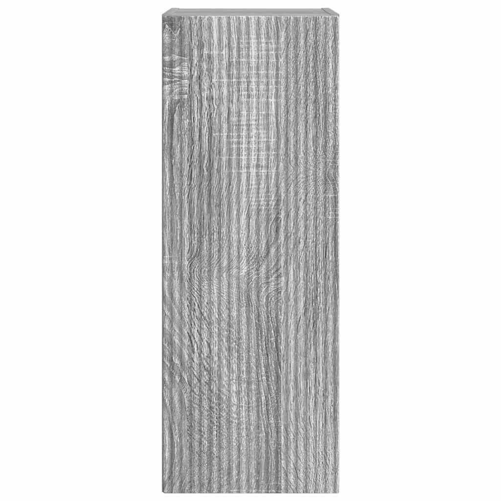 TV Wandkast 2 pcs Grijs Sonoma 30 x 31 x 80 cm Bewerkt hout