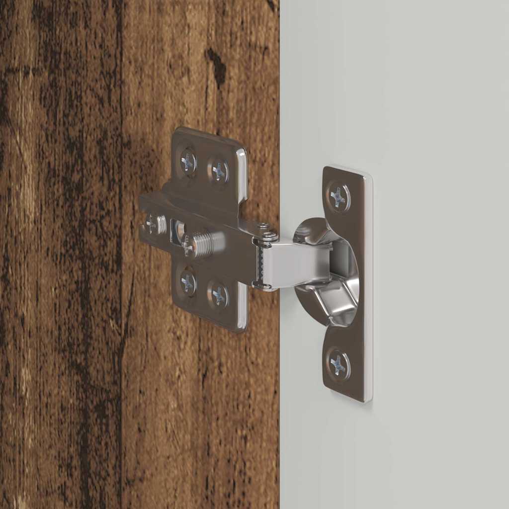 TV Wandkast 2 pcs Oud Hout 30 x 31 x 80 cm Bewerkt hout