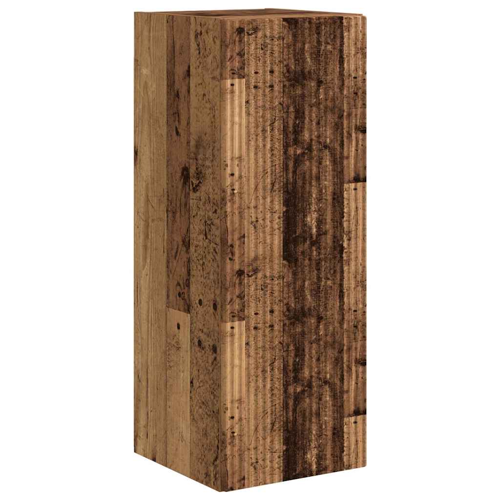 TV Wandkast 2 pcs Oud Hout 30 x 31 x 80 cm Bewerkt hout