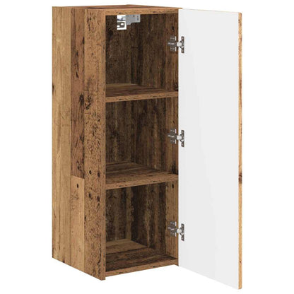 TV Wandkast 2 pcs Oud Hout 30 x 31 x 80 cm Bewerkt hout