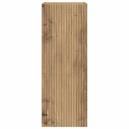 TV Wandkast Ambachtelijk eiken 30 x 31 x 80 cm Bewerkt hout