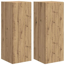TV Wandkast 2 pcs Ambachtelijk eiken 30 x 31 x 80 cm