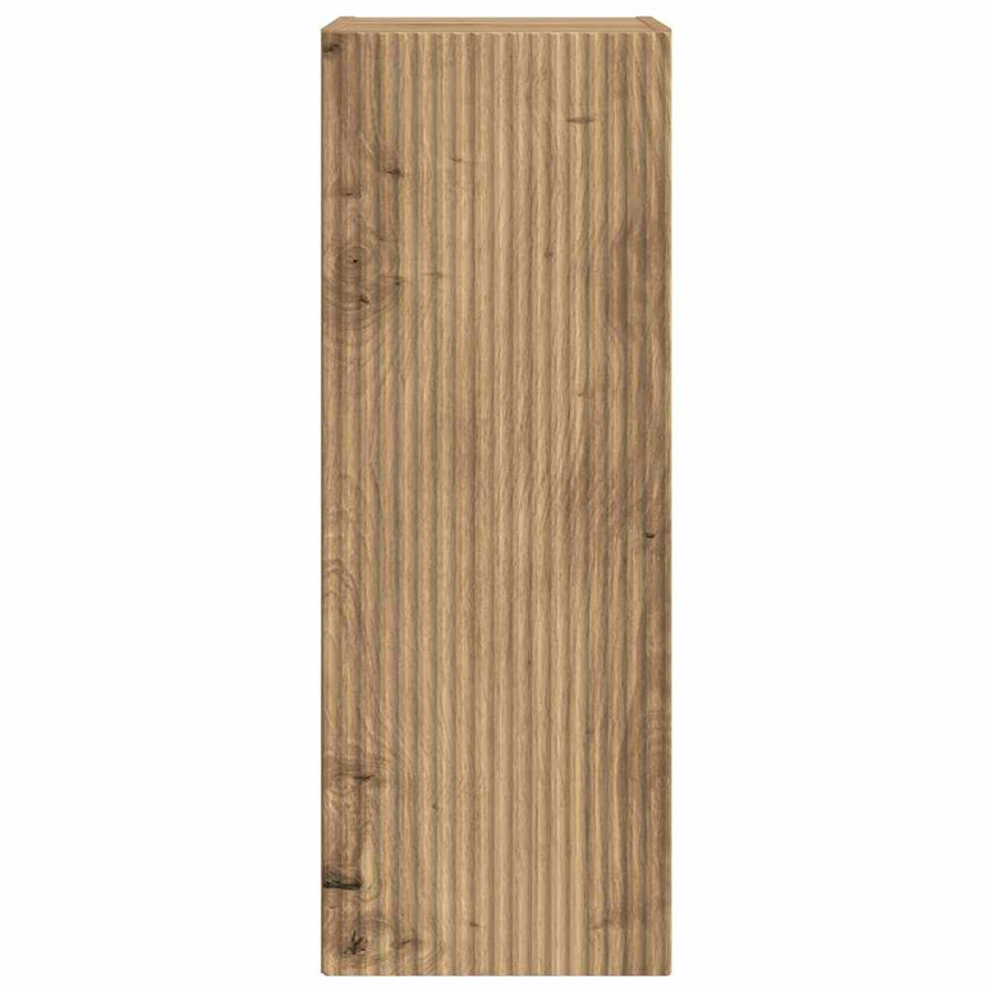 TV Wandkast 2 pcs Ambachtelijk eiken 30 x 31 x 80 cm