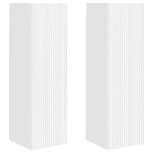 TV Wandkast 2 pcs Wit 30 x 31 x 100 cm Bewerkt hout