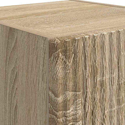 TV Wandkast Wandgemonteerd Sonoma 30 x 31 x 100 cm Bewerkt hout