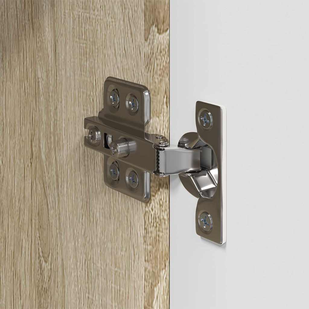 TV Wandkast Wandgemonteerd Sonoma 30 x 31 x 100 cm Bewerkt hout