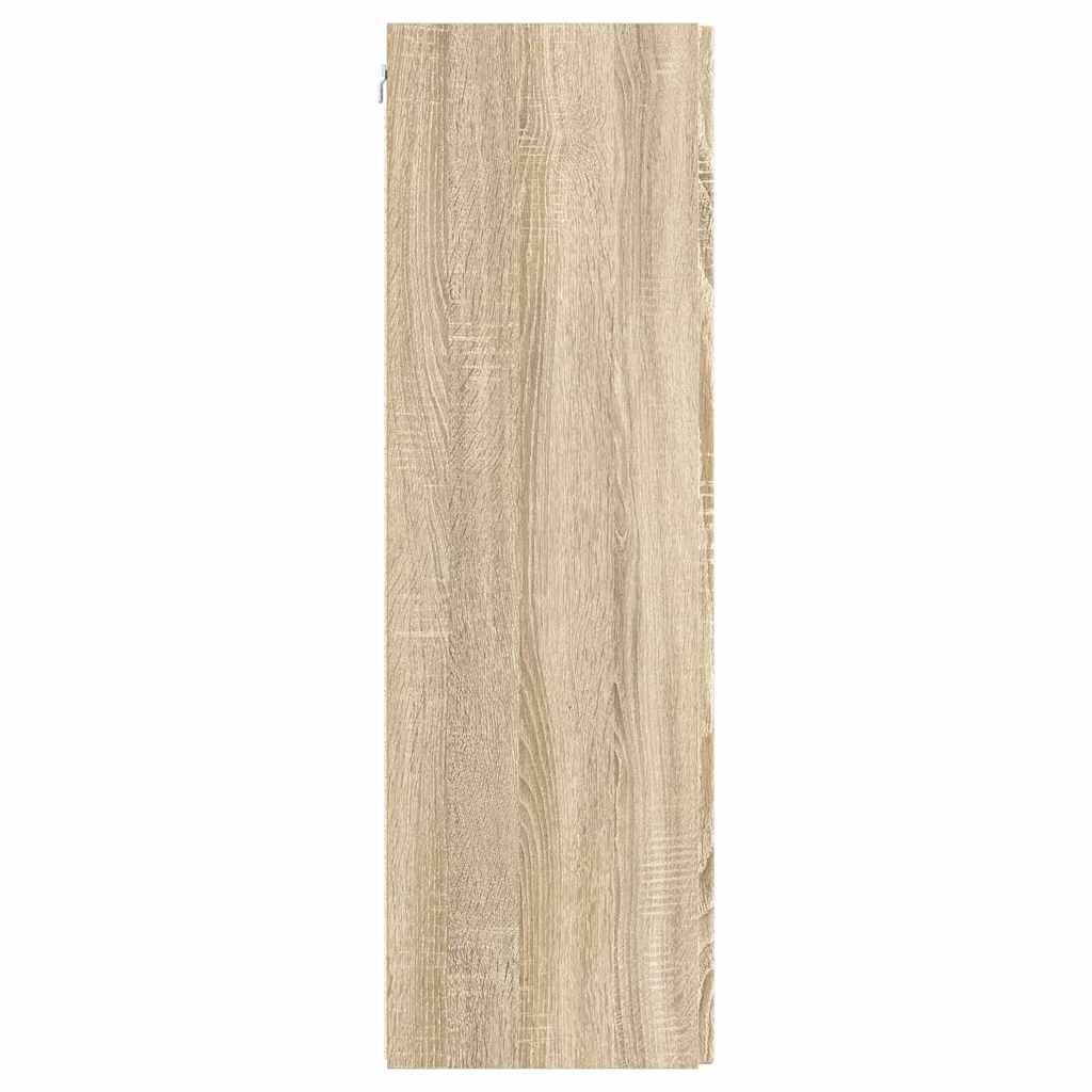 TV Wandkast Wandgemonteerd Sonoma 30 x 31 x 100 cm Bewerkt hout