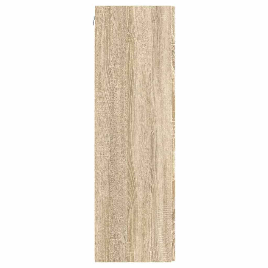 TV Wandkast Wandgemonteerd Sonoma 30 x 31 x 100 cm Bewerkt hout