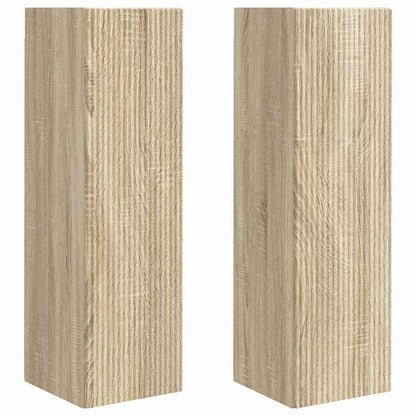 TV Wandkast 2 pcs Sonoma 30 x 31 x 100 cm Bewerkt hout