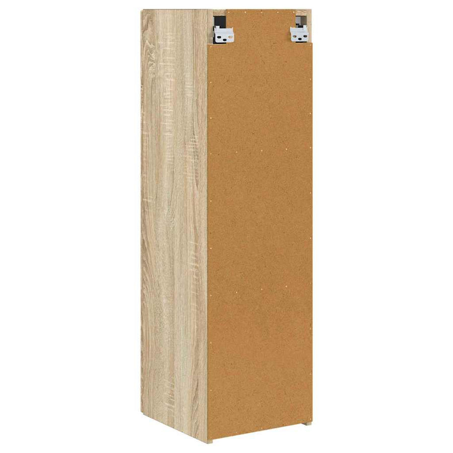 TV Wandkast 2 pcs Sonoma 30 x 31 x 100 cm Bewerkt hout
