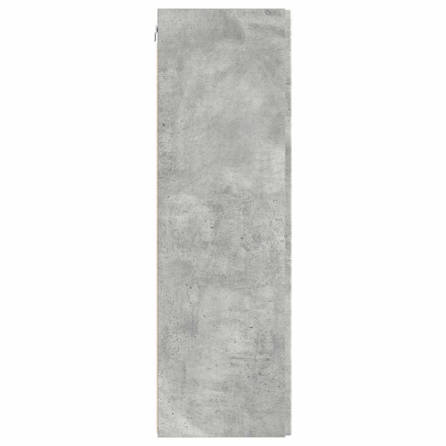 TV Wandkast Wandgemonteerd Beton 30 x 31 x 100 cm Bewerkt hout