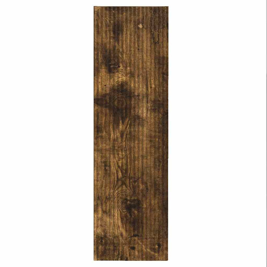 TV Wandkast Gerookt eiken 30 x 31 x 100 cm Bewerkt hout