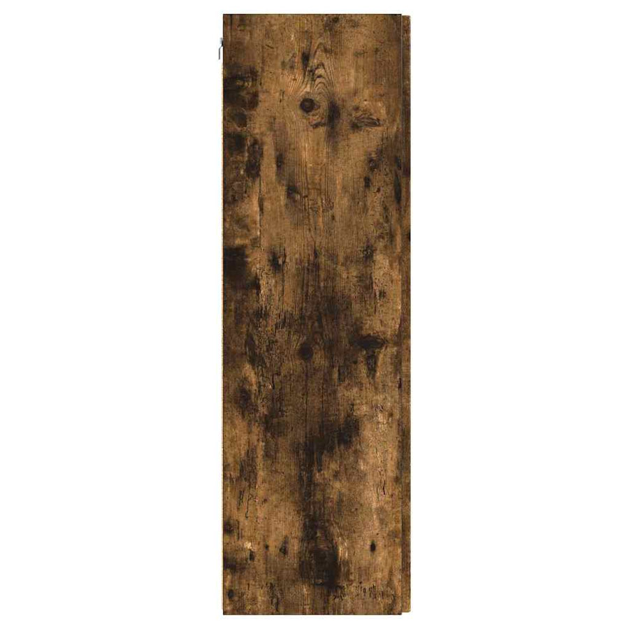 TV Wandkast Gerookt eiken 30 x 31 x 100 cm Bewerkt hout