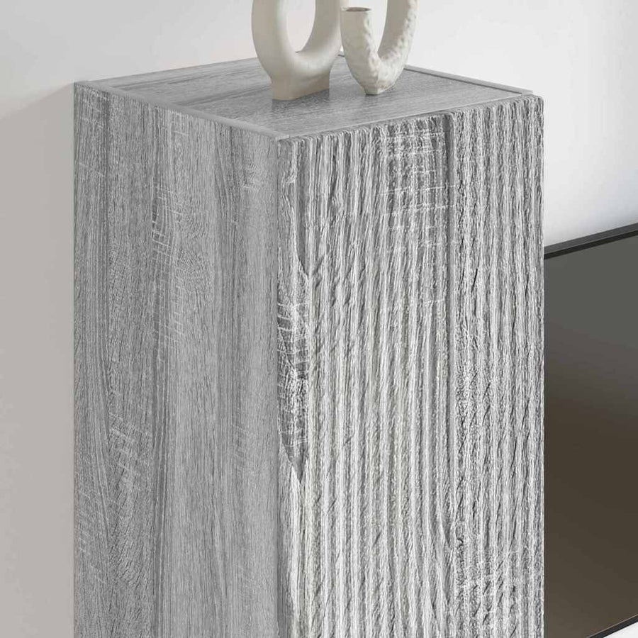 TV Wandkast Grijs Sonoma 30 x 31 x 100 cm Bewerkt hout