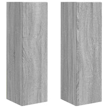 TV Wandkast 2 pcs Grijs Sonoma 30 x 31 x 100 cm Bewerkt hout