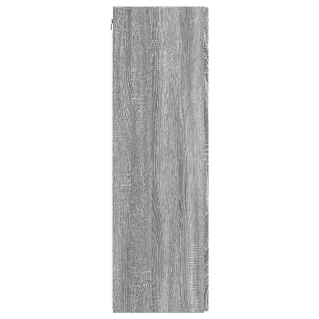 TV Wandkast 2 pcs Grijs Sonoma 30 x 31 x 100 cm Bewerkt hout