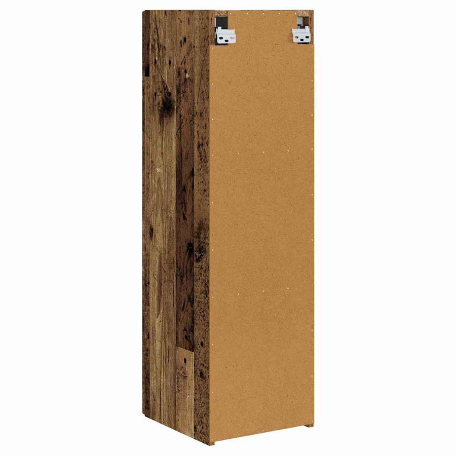 TV Wandkast Oud Hout 30 x 31 x 100 cm Bewerkt hout
