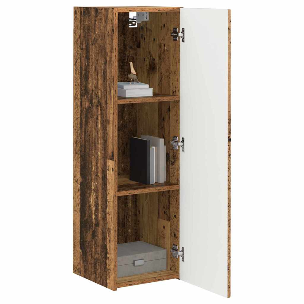 TV Wandkast Oud Hout 30 x 31 x 100 cm Bewerkt hout