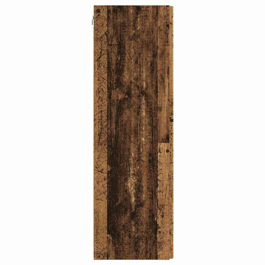 TV Wandkast 2 pcs Oud Hout 30 x 31 x 100 cm Bewerkt hout