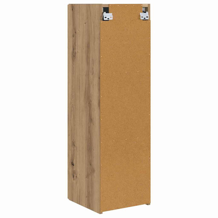 TV Wandkast Ambachtelijk eiken 30 x 31 x 100 cm Bewerkt hout