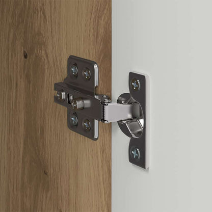 TV Wandkast 2 pcs Ambachtelijk eiken 30 x 31 x 100 cm