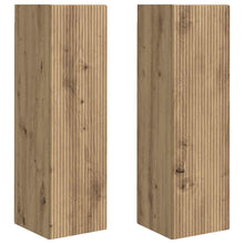 TV Wandkast 2 pcs Ambachtelijk eiken 30 x 31 x 100 cm