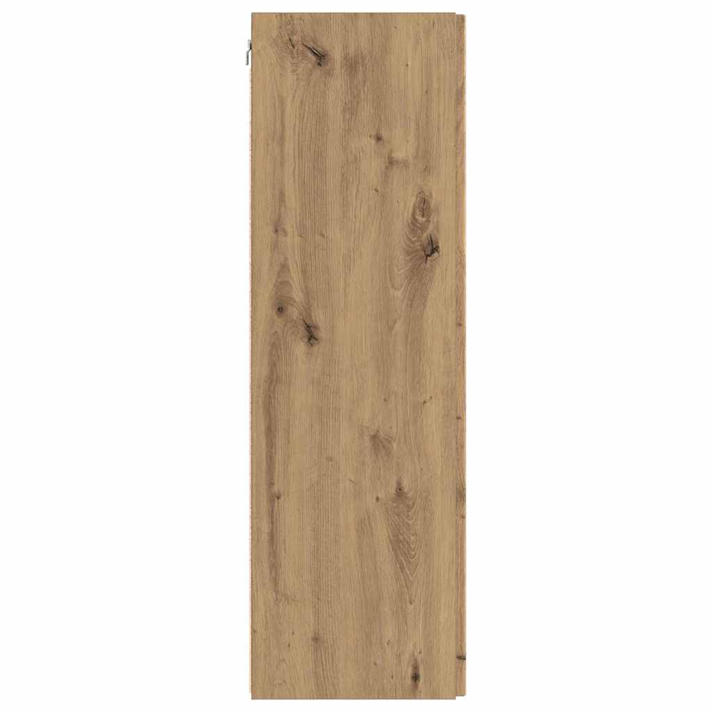 TV Wandkast 2 pcs Ambachtelijk eiken 30 x 31 x 100 cm
