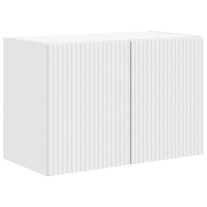 TV-wandkast Wandgemonteerd Wit 59,5 x 31 x 40 cm Bewerkt hout