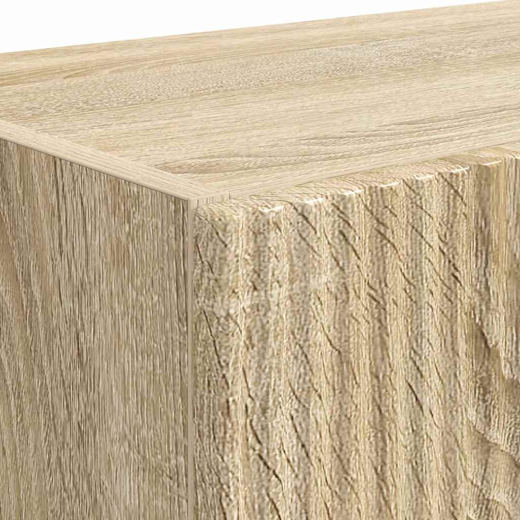 TV-wandkast Sonoma Eiken 59,5 x 31 x 40 cm Bewerkt hout