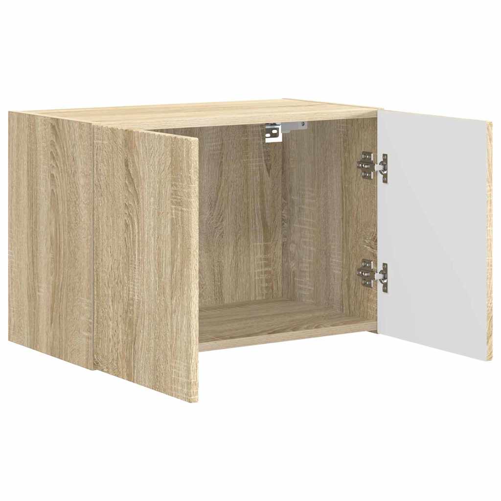 TV-wandkast Sonoma Eiken 59,5 x 31 x 40 cm Bewerkt hout