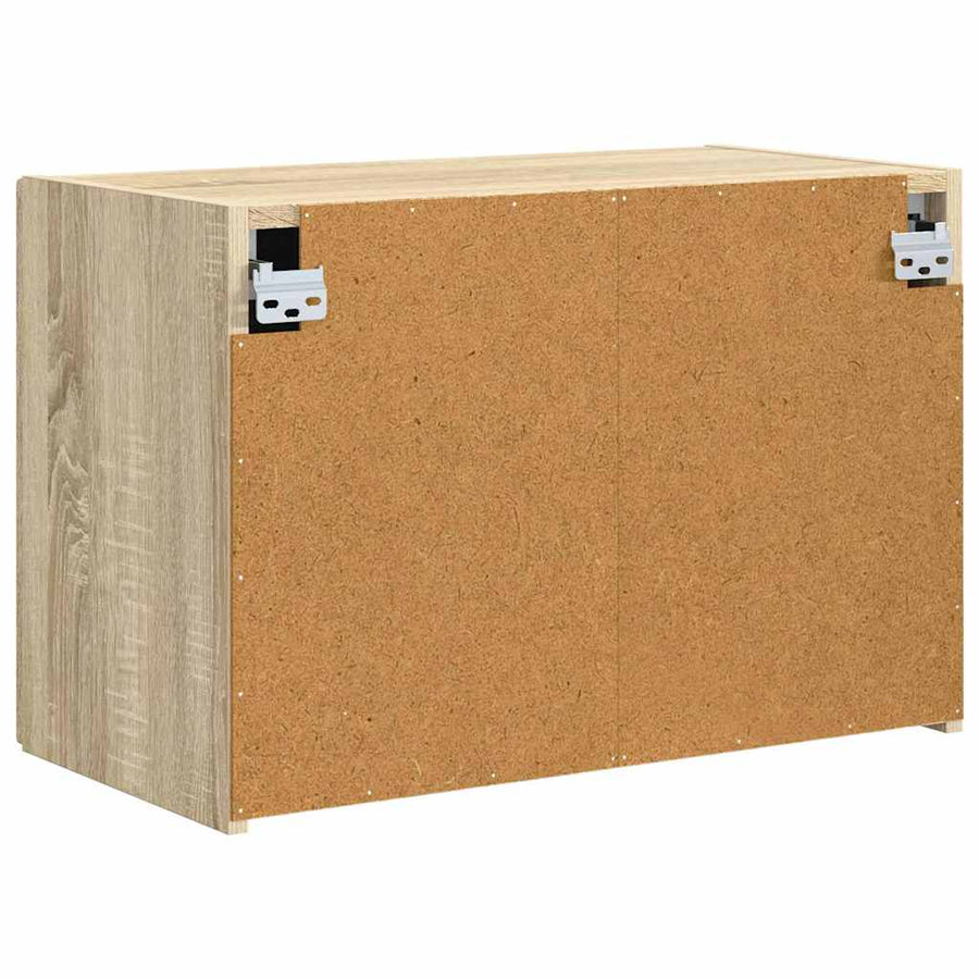TV-wandkast Sonoma Eiken 59,5 x 31 x 40 cm Bewerkt hout