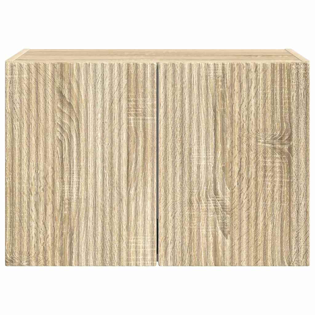 TV-wandkast Sonoma Eiken 59,5 x 31 x 40 cm Bewerkt hout