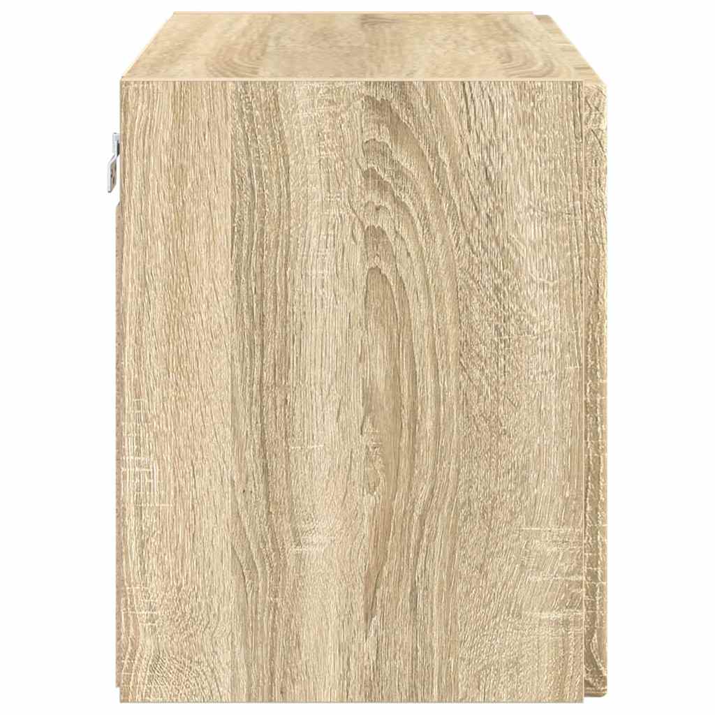 TV-wandkast Sonoma Eiken 59,5 x 31 x 40 cm Bewerkt hout