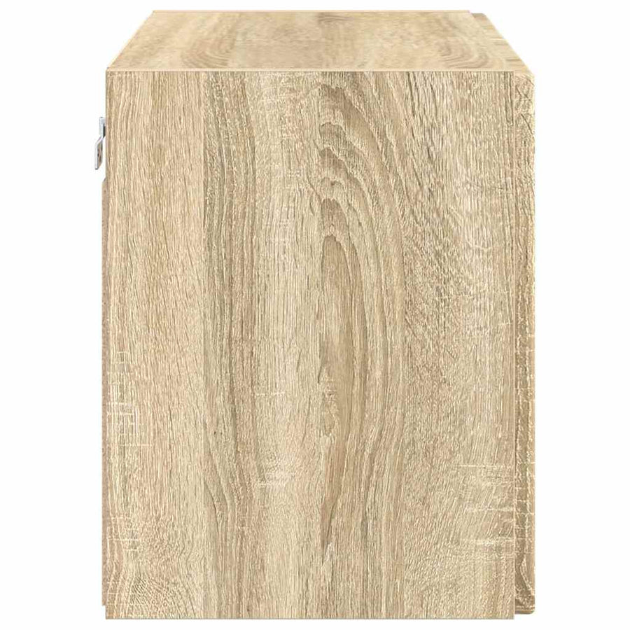 TV-wandkast Sonoma Eiken 59,5 x 31 x 40 cm Bewerkt hout