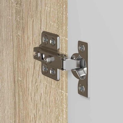 TV-wandkast 2 pcs Sonoma Eiken 59,5 x 31 x 40 cm Bewerkt hout