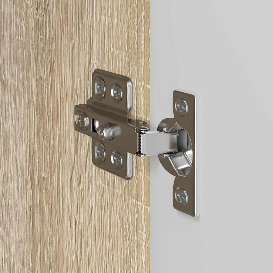 TV-wandkast 2 pcs Sonoma Eiken 59,5 x 31 x 40 cm Bewerkt hout