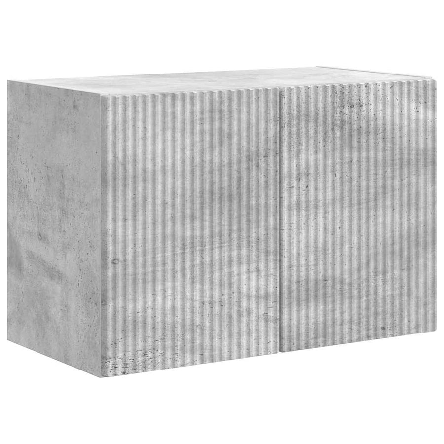 TV-wandkast Beton Grijs 59,5 x 31 x 40 cm Bewerkt hout
